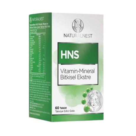 Naturalnest HNS Vitamin-Mineral Bitkisel Ekstre 60 TabletDiğer 