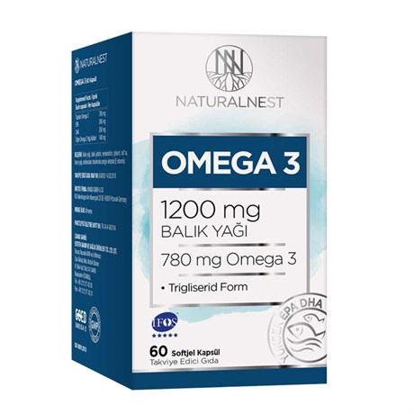 Naturalnest Omega 3 1200 Mg 60 KapsülDiğer 