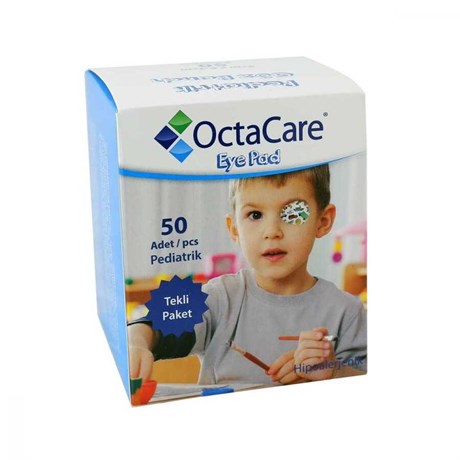 Octacare Pediatrik Göz Bandı Erkek 5*6.2cm 50liDiğer