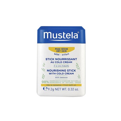 Mustela Nourishing Stick With Cold Cream 9,2Mg | Çok Kuru Ciltler Için Dudak Kremi