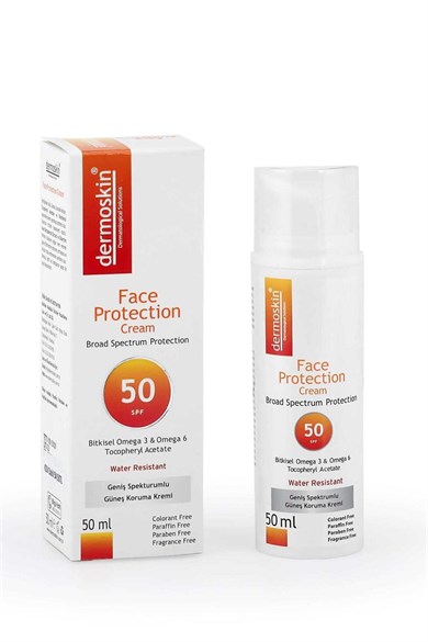 Dermoskin Güneş Kremi - Spf50+ Face Protection 50 MlDermoskin Güneş Kremi - Spf50+ Face Protection 50 Ml - 60,75 TL - Takviyegiller.comKoruyucularDermoskin
