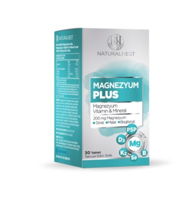 Naturalnest Magnezyum 100 Mg 30 TabletDiğer 