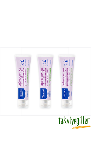 Mustela Vitamin Barrier 1-2-3 Cream 50 Ml 3 Adet