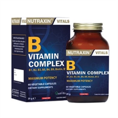 Nutraxin B Vitamin Complex 60 KapsülNutraxin B Vitamin Complex 60 Kapsül - 58,90 TL - Takviyegiller.comBağışıklık GüçlendiricilerNutraxin