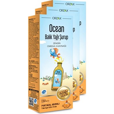 Ocean Portakallı Balık Yağı 3 Lü KofreOcean Portakallı Balık Yağı 3 Lü Kofre - 188,87 TL - Takviyegiller.comOmega3 & Balık YağıOrzax