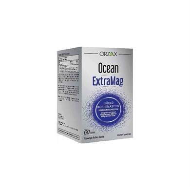 Orzax Ocean Extramag 60 TabletOrzax Ocean Extramag 60 Tablet / Skt: 2023 - 100,67 TL - Takviyegiller.comMultivitaminOrzax