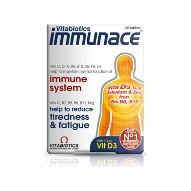 Immunace Vitabiotics 30 tabletVitabiotics Immunace 30 tablet - 86,50 TL - Takviyegiller.comMultivitaminlerVitabiotics