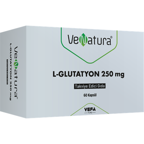 Venatura L-Glutatyon 250 Mg Takviye Edici Gıda 60 Yumuşak Kapsül