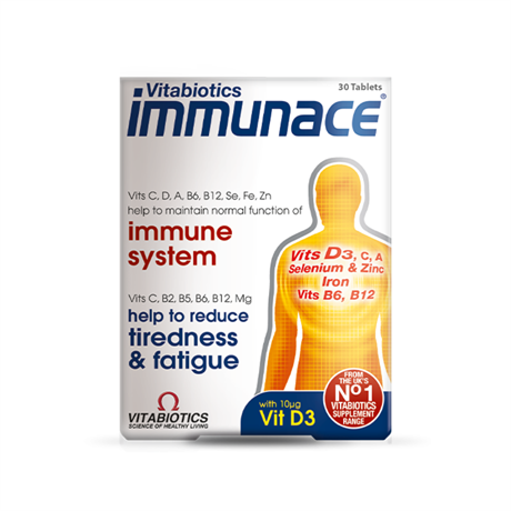Immunace Vitabiotics 30 tabletVitabiotics Immunace 30 tablet - 86,50 TL - Takviyegiller.comMultivitaminlerVitabiotics